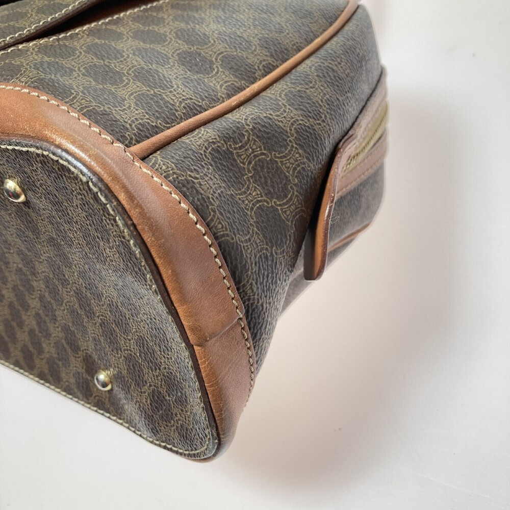 Celine Macadam Half Moon Handbag Brown markings - Picture 6 of 10